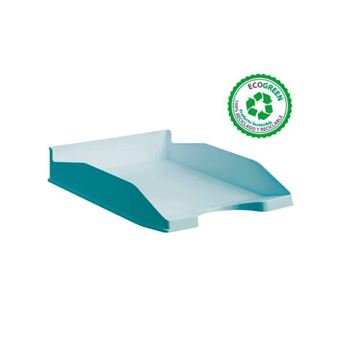 Archivo 2000 Bandeja Ecogreen Apilable 3 Posiciones 345x255x60 mm Reciclado Azul Pastel Archivo 2000 Bandeja Ecogreen Apilable 3 Posiciones 345x255x60 mm Reciclado Azul Pastel