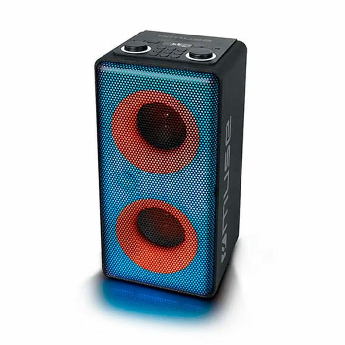 Altavoces Muse M-1808 DJ 150 W Blanco Negro 1 Altavoces Muse M-1808 DJ 150 W Blanco Negro 1