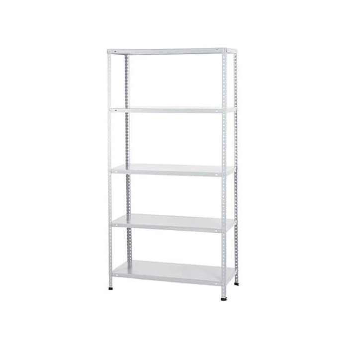 Ar storage Estantería Metálica 180x90x40 cm Blanca 5 Estantes 80 kg por Estante 1 Ar storage Estantería Metálica 180x90x40 cm Blanca 5 Estantes 80 kg por Estante 1