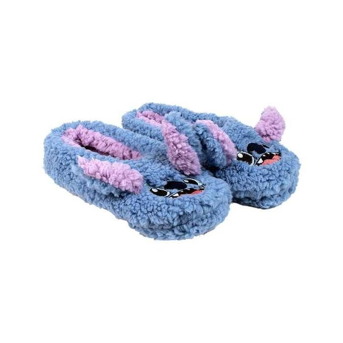 Cerdá Zapatillas de casa, suela blanda, con aplicaciones del personaje Stitch, color azul, Talla 40-41 Cerdá Zapatillas de casa, suela blanda, con aplicaciones del personaje Stitch, color azul, Talla 40-41