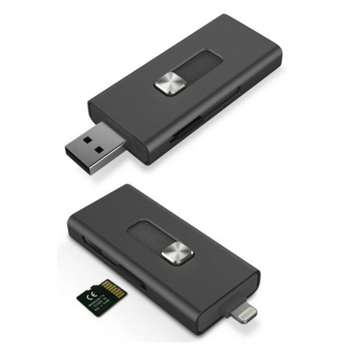 Lector de Tarjetas KSIX Micro SD Negro 9 Lector de Tarjetas KSIX Micro SD Negro 9