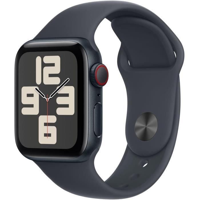 Apple Watch SE GPS + Cellular - 40 mm - Caja de aluminio medianoche - Correa deportiva medianoche - M/L Apple Watch SE GPS + Cellular - 40 mm - Caja de aluminio medianoche - Correa deportiva medianoche - M/L