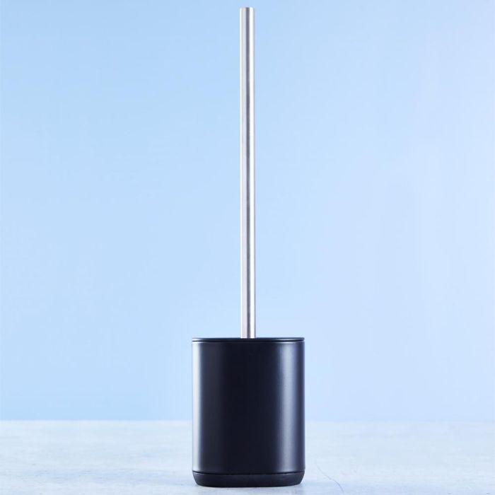 Day Escobilla Wc Acabado Negro Mate Cepillo Oval para Limpieza Taza Medidas 11,5x8 cm h.49 cm 6 Day Escobilla Wc Acabado Negro Mate Cepillo Oval para Limpieza Taza Medidas 11,5x8 cm h.49 cm 6