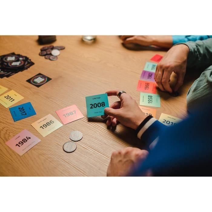 Dujardin Hitster Juego de Cartas Musical para Crear Línea de Tiempo Cronológica - Adivina Éxitos de 100 Años 4