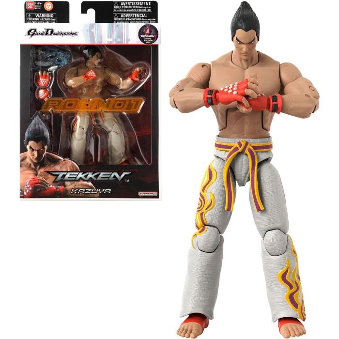 Bandai Figura Articulada Kazuya Mishima Game Dimensions 40671 1