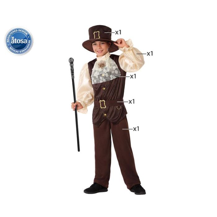 Disfraz Steampunk Niño Infantil 5-6 Años Disfraz Steampunk Niño Infantil 5-6 Años