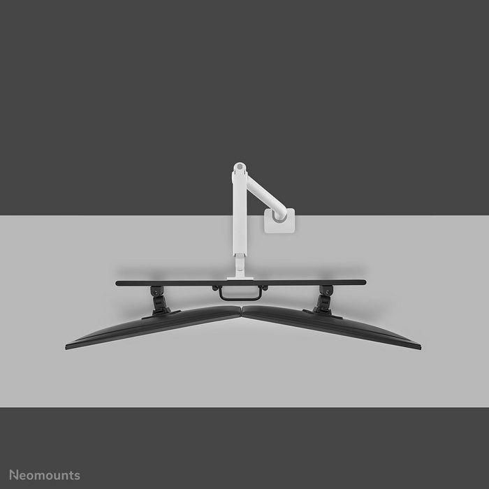 Neomounts Brazo de monitor DS75S-950WH2 para pantallas de 17-32", soporte de escritorio con resorte de gas, capacidad 8kg, blanco, 2 pantallas 4