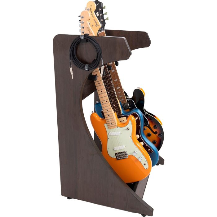 Soporte Rack Elite 3 Guitarras - Marrón 1
