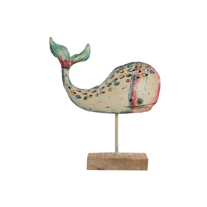 Decoracion Mediterraneo DKD Home Decor Blanco Multicolor 8 x 32 x 29 cm (2 Unidades) 6 Decoracion Mediterraneo DKD Home Decor Blanco Multicolor 8 x 32 x 29 cm (2 Unidades) 6