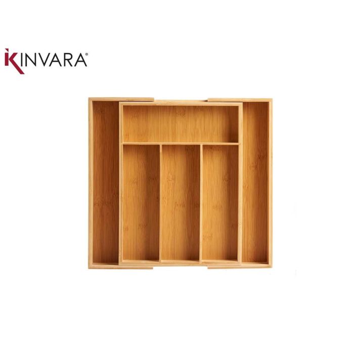 Cubertero Bambu 6 Huecos Extensible Kinvara 38X5CM (6 Unidades) 1 Cubertero Bambu 6 Huecos Extensible Kinvara 38X5CM (6 Unidades) 1