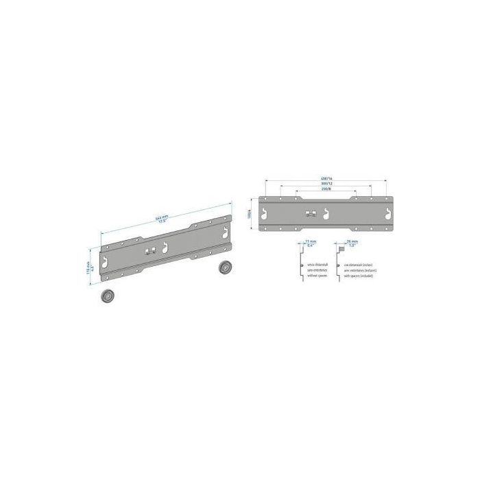 Soporte de Pared Fijo CME Meliconi ES400 para TV de 37-50"/ hasta 30kg 1 Soporte de Pared Fijo CME Meliconi ES400 para TV de 37-50"/ hasta 30kg 1
