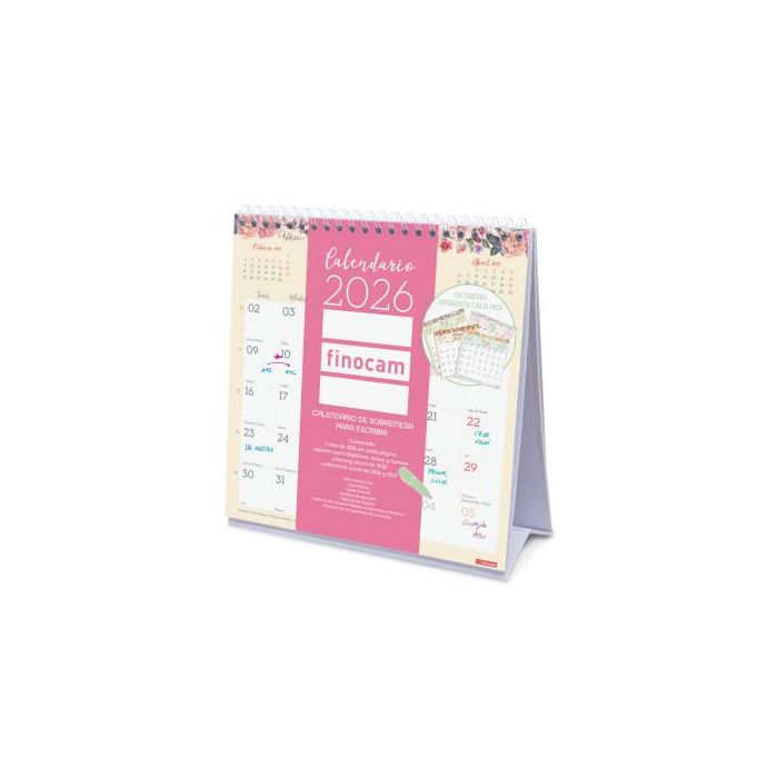 Calendario 2026 Sobremesa Trendy Design Escribir 190X190Mm Finocam 787060126 1 Calendario 2026 Sobremesa Trendy Design Escribir 190X190Mm Finocam 787060126 1