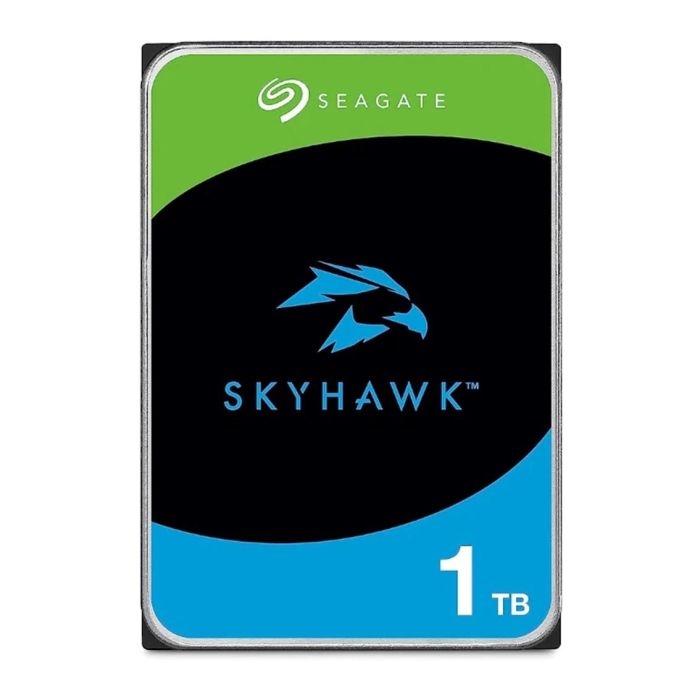 Seagate Skyhawk Disco Duro Interno HDD 1TB 3.5" SATA 6Gb/s 256MB Cache CMR 180TB/año