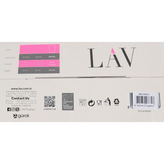 Set 4 Vasos Sidra 520 cc Black Li - LAV (6 Cajas) 9 Set 4 Vasos Sidra 520 cc Black Li - LAV (6 Cajas) 9