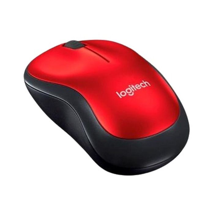Ratón Inalámbrico Logitech M185 Rojo 1000 dpi (10 Unidades) 1 Ratón Inalámbrico Logitech M185 Rojo 1000 dpi (10 Unidades) 1