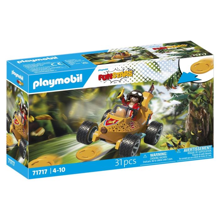 Playmobil Banana Plátano Racing: Figura de Juguete Coleccionable de Carreras para Niños y Niñas a partir de 3 Años, Fabricada en Plástico Resistente