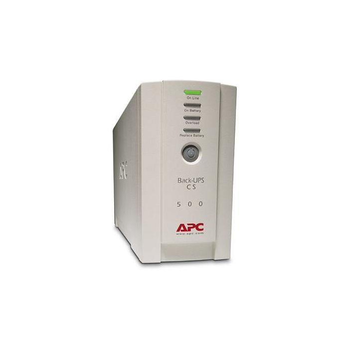 APC Back-UPS BK500EI 500VA 300W Torre UPS 230V 4 Salidas 12V 7Ah 1