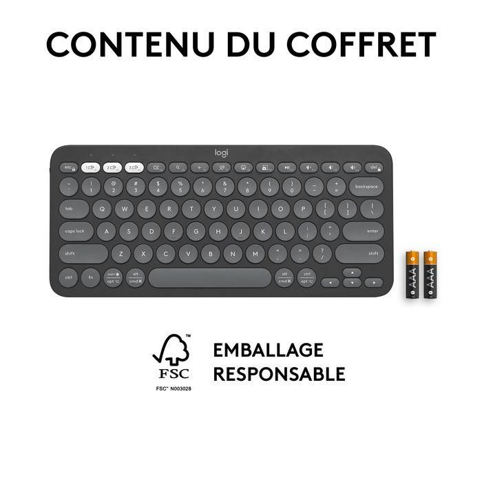 Logitech GLOBAL: Logitech Pebble Keys 2 K380s multi-device Bluetooth keyboard | CHINA ONLY: Logitech Pebble Keys 2 K390 multi-device wireless keyboard 24 Logitech GLOBAL: Logitech Pebble Keys 2 K380s multi-device Bluetooth keyboard | CHINA ONLY: Logitech Pebble Keys 2 K390 multi-device wireless keyboard 24