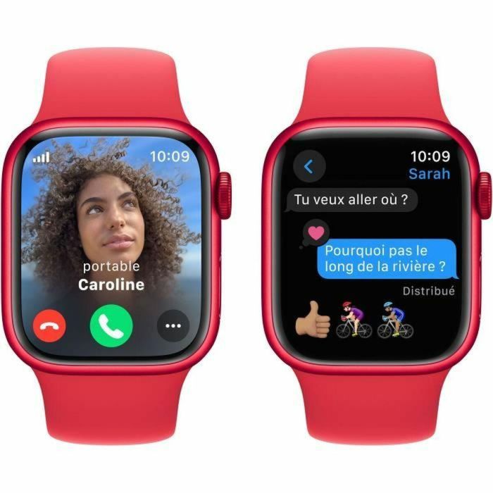 Apple Watch Series 9 GPS + Cellular - 41 mm - Caja de aluminio (PRODUCT)RED - Brazalete deportivo (PRODUCT)RED - S/M 3