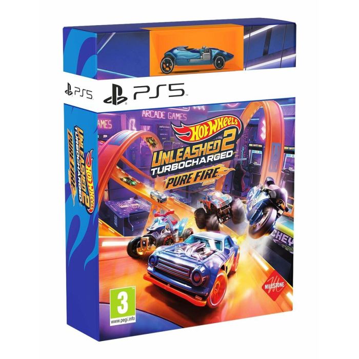 Milestone 8057168508130 Hot Wheels Unleashed 2 Turbocharged - Juego de PS5 - Edición Pure Fire