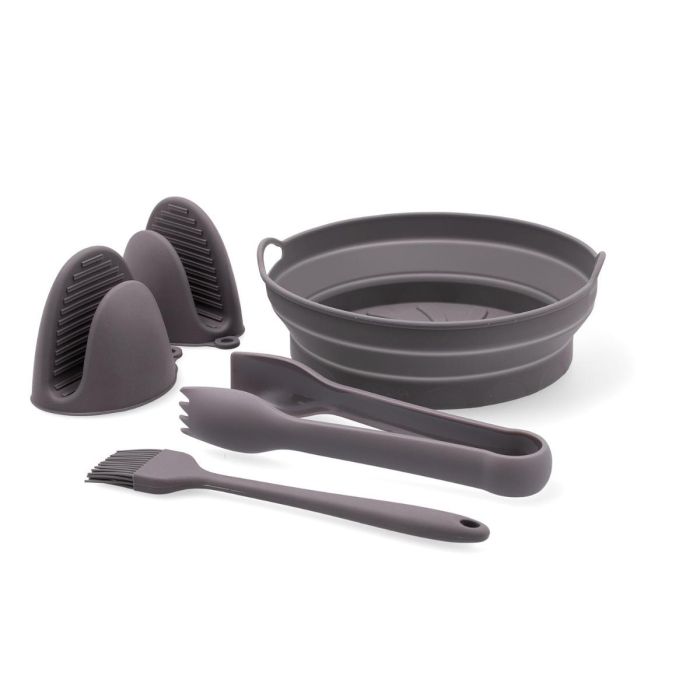 Set 5 Accesorios Freidora de Aire Creta Quid 20,3x20x3x7 cm 0 Set 5 Accesorios Freidora de Aire Creta Quid 20,3x20x3x7 cm 0