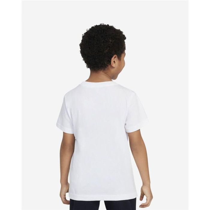 Camiseta de Manga Corta Infantil Nike Nkb Music Boxy Pals Ss Tee Blanco L 1