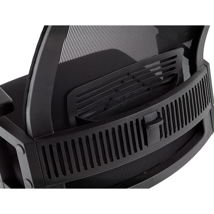 Q-connect Silla de Dirección Ergonómica con Respaldo Alto y Reposacabezas Ajustable, Base Metálica, Color Negro 3 Q-connect Silla de Dirección Ergonómica con Respaldo Alto y Reposacabezas Ajustable, Base Metálica, Color Negro 3