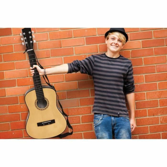 Lexibook Guitarra Acústica de Madera - 91 cm con 6 Cuerdas Reales y Llaves de Ajuste Metálicas, Incluye Correa y Púa 13 Lexibook Guitarra Acústica de Madera - 91 cm con 6 Cuerdas Reales y Llaves de Ajuste Metálicas, Incluye Correa y Púa 13