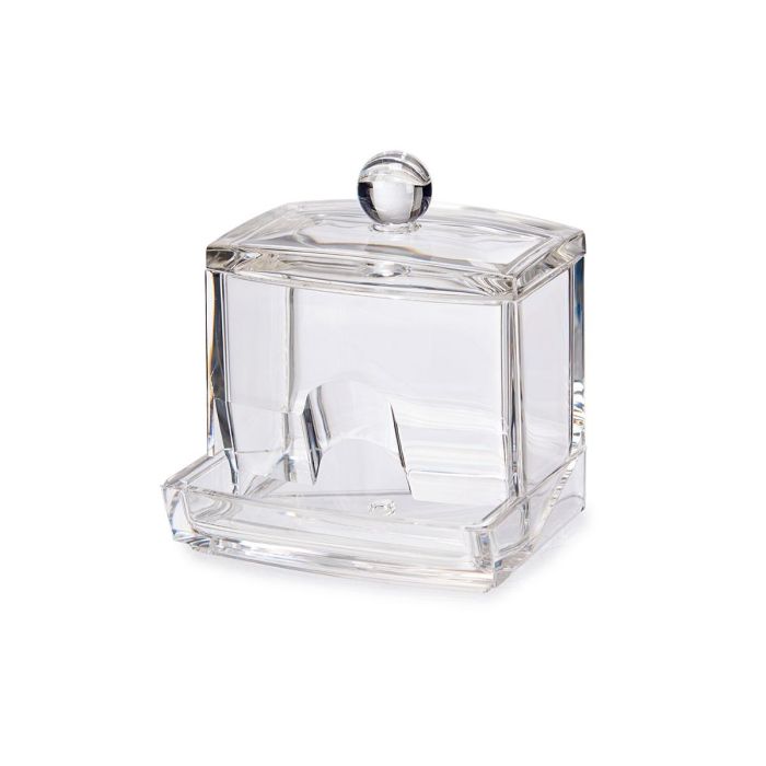 Berilo Organizador para Bastoncillos Transparente Plástico PS 9.2x10x8.5 cm (Set de 12) 1 Berilo Organizador para Bastoncillos Transparente Plástico PS 9.2x10x8.5 cm (Set de 12) 1