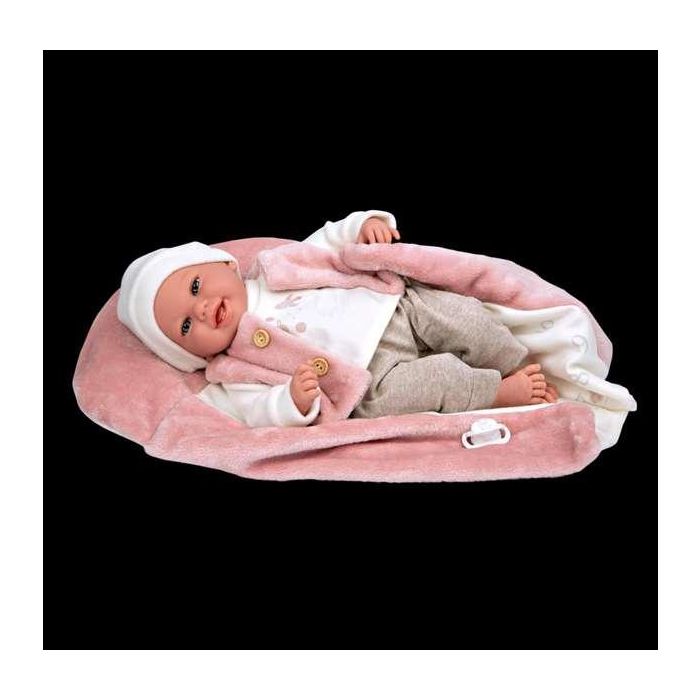 Muñecas Arias Muñeca Elegance 40 cm Colin Rosa con Manta 8 Muñecas Arias Muñeca Elegance 40 cm Colin Rosa con Manta 8
