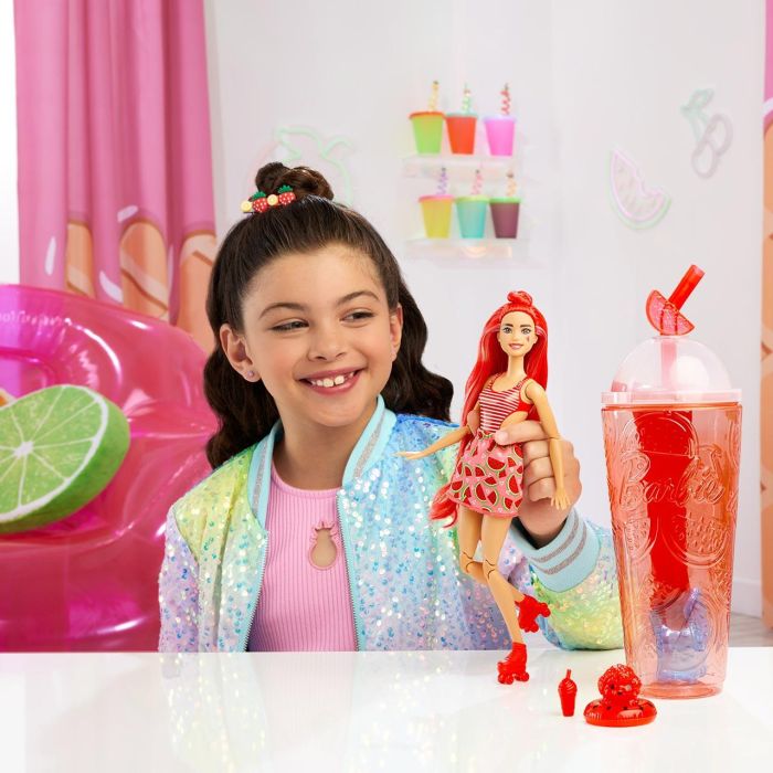 Barbie Pop! Reveal Serie Frutas Sandía Hnw43 Mattel Muñeca Sorpresa con Accesorios 4