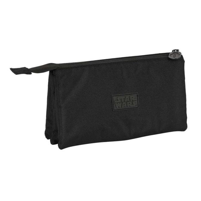 Portatodo Triple The Mandalorian Negro (22 x 12 x 3 cm) 1 Portatodo Triple The Mandalorian Negro (22 x 12 x 3 cm) 1