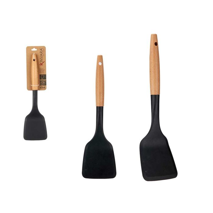 Kinvara Pala de Cocina con Mango de Madera 10x34x3.5 cm (12 Unidades) Kinvara Pala de Cocina con Mango de Madera 10x34x3.5 cm (12 Unidades)