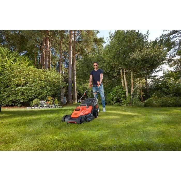 Black & Decker BEMW481BH Cortadora de césped eléctrica 1800W 42cm con manillar 1 Black & Decker BEMW481BH Cortadora de césped eléctrica 1800W 42cm con manillar 1