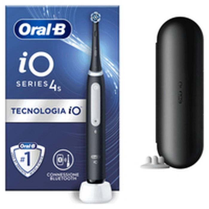 Oral-B iO 4S Cepillo Dental Eléctrico Vibratorio Adulto con 4 Modos, Bluetooth y Sensor de Presión Inteligente Negro 10