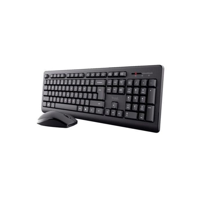Trust Combo Teclado + Ratón Inalámbrico Primo Qwerty Español Negro Trust Combo Teclado + Ratón Inalámbrico Primo Qwerty Español Negro