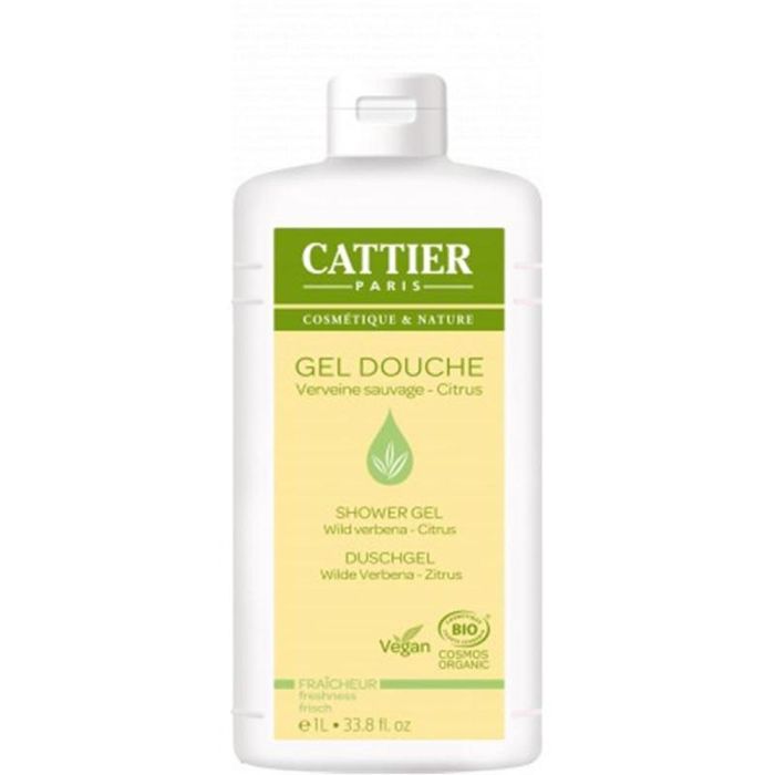 Cattier Gel Ducha Refrescante Verbena 1L
