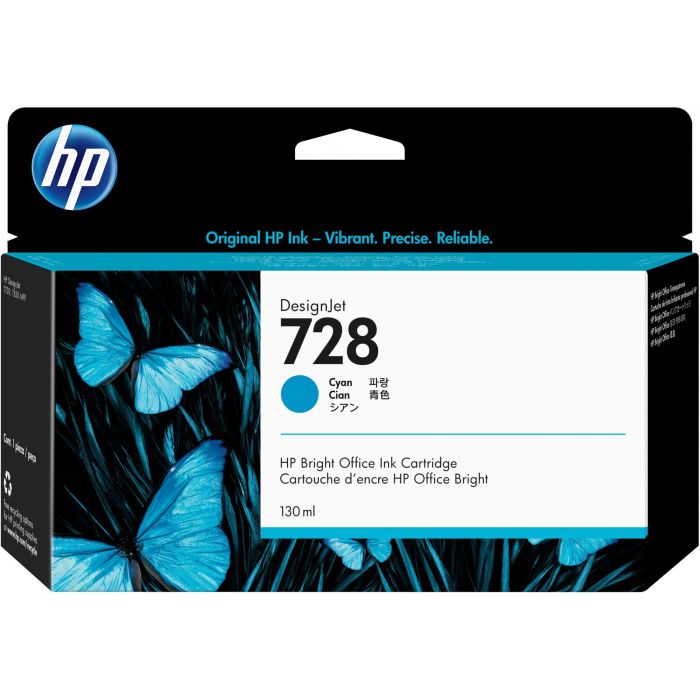 HP DesignJet T730 Cartucho Cian Nº728