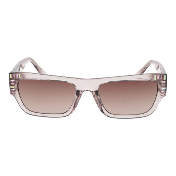 Guess Gafas GU7902 59F - Gafas de Sol para Mujer Rectangulares, Montura Inyectada Beige, Cristal Marrón Degradado 2 Guess Gafas GU7902 59F - Gafas de Sol para Mujer Rectangulares, Montura Inyectada Beige, Cristal Marrón Degradado 2