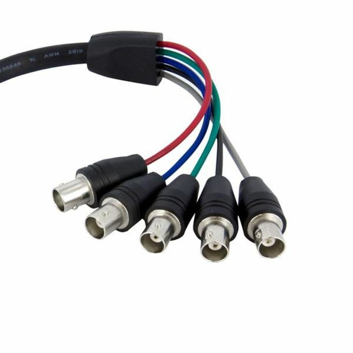 Adaptador VGA Startech VGABNCMF1 Coaxial BNC 1 Adaptador VGA Startech VGABNCMF1 Coaxial BNC 1