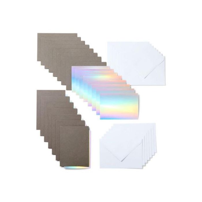 Cricut Insert Cards, Gray/Silver Holographic Tarjeta de felicitación estándar 15 pieza(s) 1 Cricut Insert Cards, Gray/Silver Holographic Tarjeta de felicitación estándar 15 pieza(s) 1