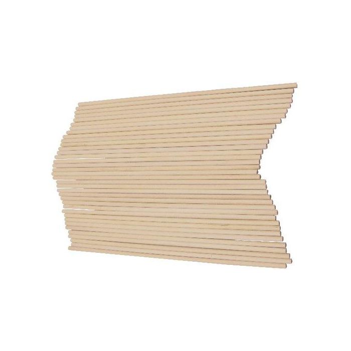 Palillos Redondos Fixo Kids Madera Natural 20 Cm. Pack De 36