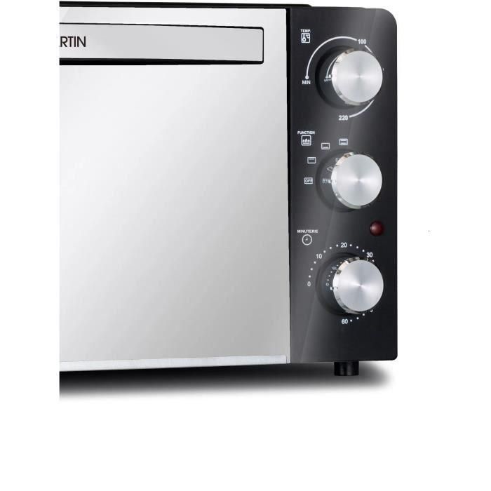 Horno de libre instalación - ARTHUR MARTIN - AMF30L - 30 L - 1.500 W - Temporizador 60 min - Puerta con espejo 2 Horno de libre instalación - ARTHUR MARTIN - AMF30L - 30 L - 1.500 W - Temporizador 60 min - Puerta con espejo 2