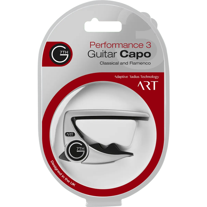 G7TH Cejilla para Guitarra de Cuerdas de Nylon - Plateada 2