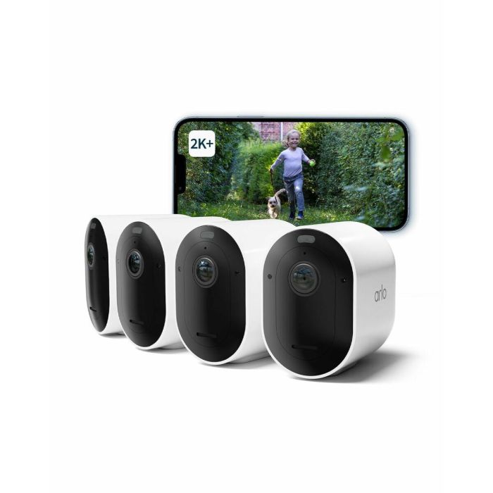 Arlo AAAOU33059 Pro 5 2K+ Cámara de Seguridad Conectada - 4 Cámaras - Visión Nocturna a Color - Wi-Fi Doble Banda 10 Arlo AAAOU33059 Pro 5 2K+ Cámara de Seguridad Conectada - 4 Cámaras - Visión Nocturna a Color - Wi-Fi Doble Banda 10