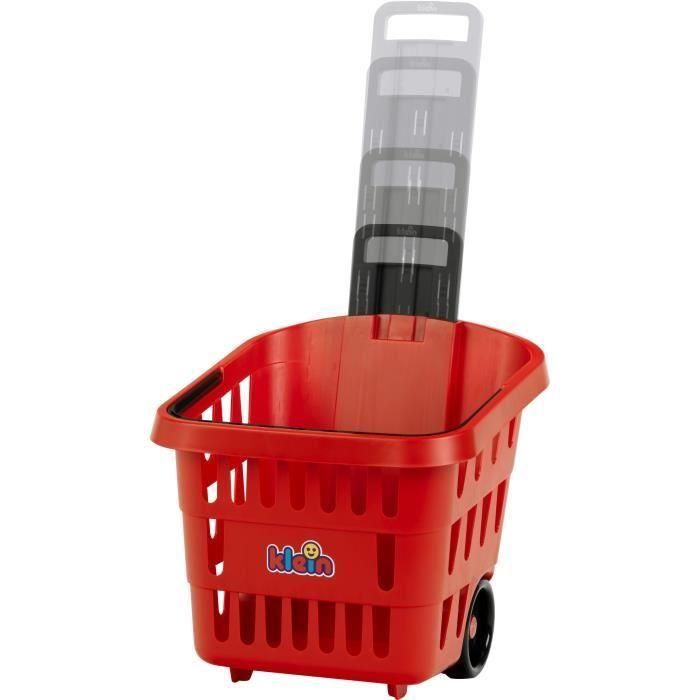 Klein 7248 Cesta de la compra con ruedas My Market, juguete de simulación para niños a partir de 2 años 5