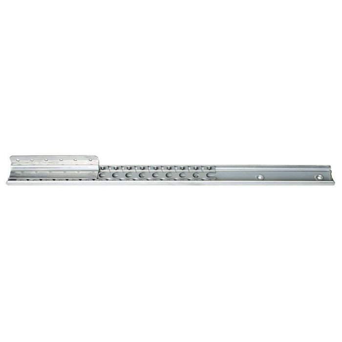 Herrajes Alk 1017300/600/240 Guía Unidireccional ZAMBRA 30 para Mesas y Sofás - Largo 600mm, Acero 1.8mm Electrocincado