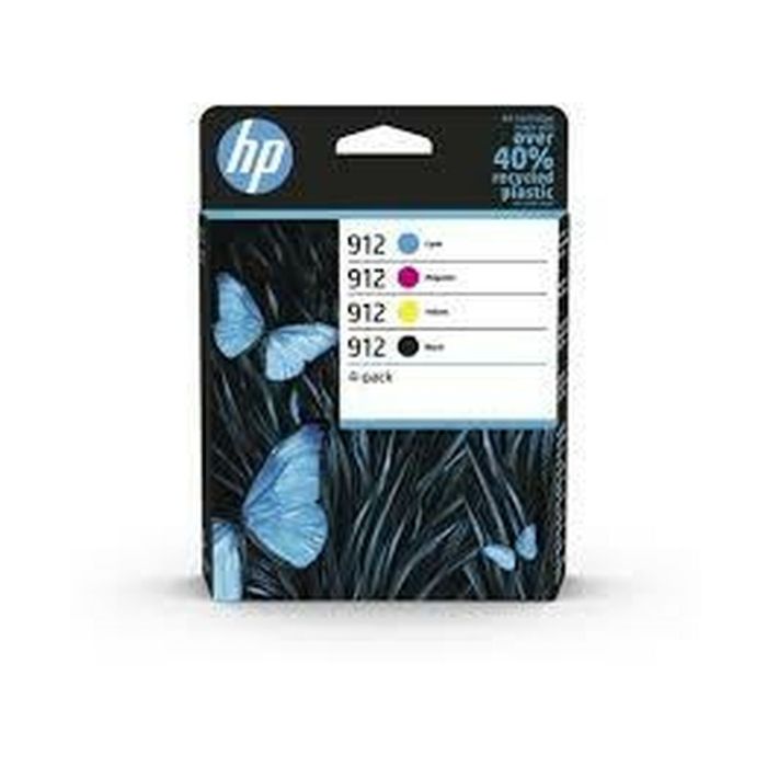 Cartucho de Tinta Original HP Amarillo Azul Negro Magenta (24 Unidades) 1 Cartucho de Tinta Original HP Amarillo Azul Negro Magenta (24 Unidades) 1