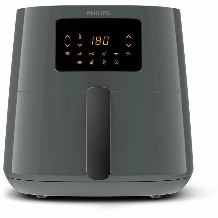 Philips HD9280/60 Airfryer Essential XL Digital, freidora de aire sin aceite, 1.2 kg, aire rápido, 7 preajustes, gris 0 Philips HD9280/60 Airfryer Essential XL Digital, freidora de aire sin aceite, 1.2 kg, aire rápido, 7 preajustes, gris 0