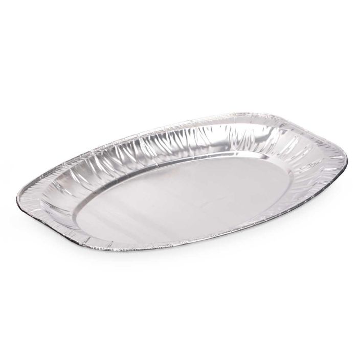 Set 4 Bandejas Ovaladas Aluminio 35X24Cm Kinvara (24 Unidades) 1 Set 4 Bandejas Ovaladas Aluminio 35X24Cm Kinvara (24 Unidades) 1